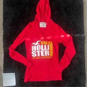 Hollister hooded Henley